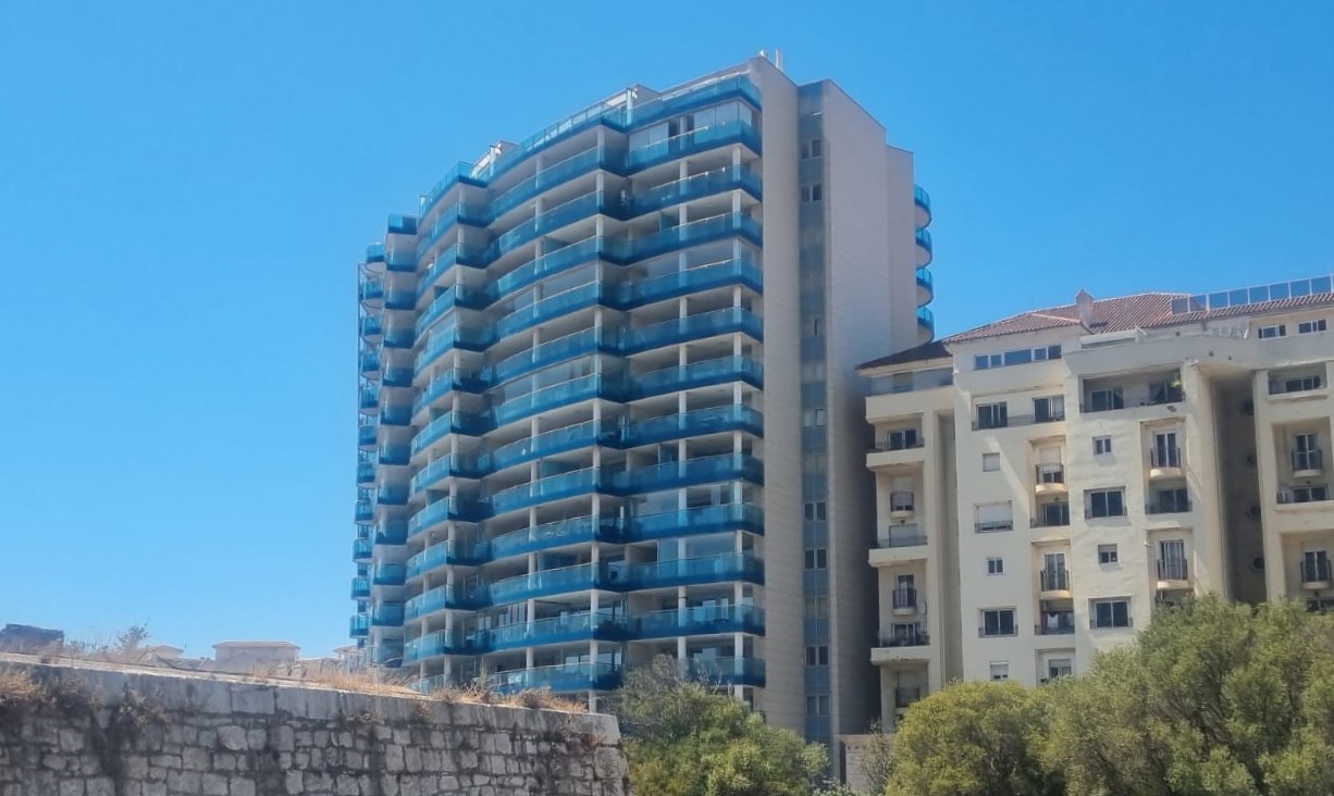 To Let: A two bedroom apartment located towards the top of Grand Ocean Plaza with great views of the Rock. Image