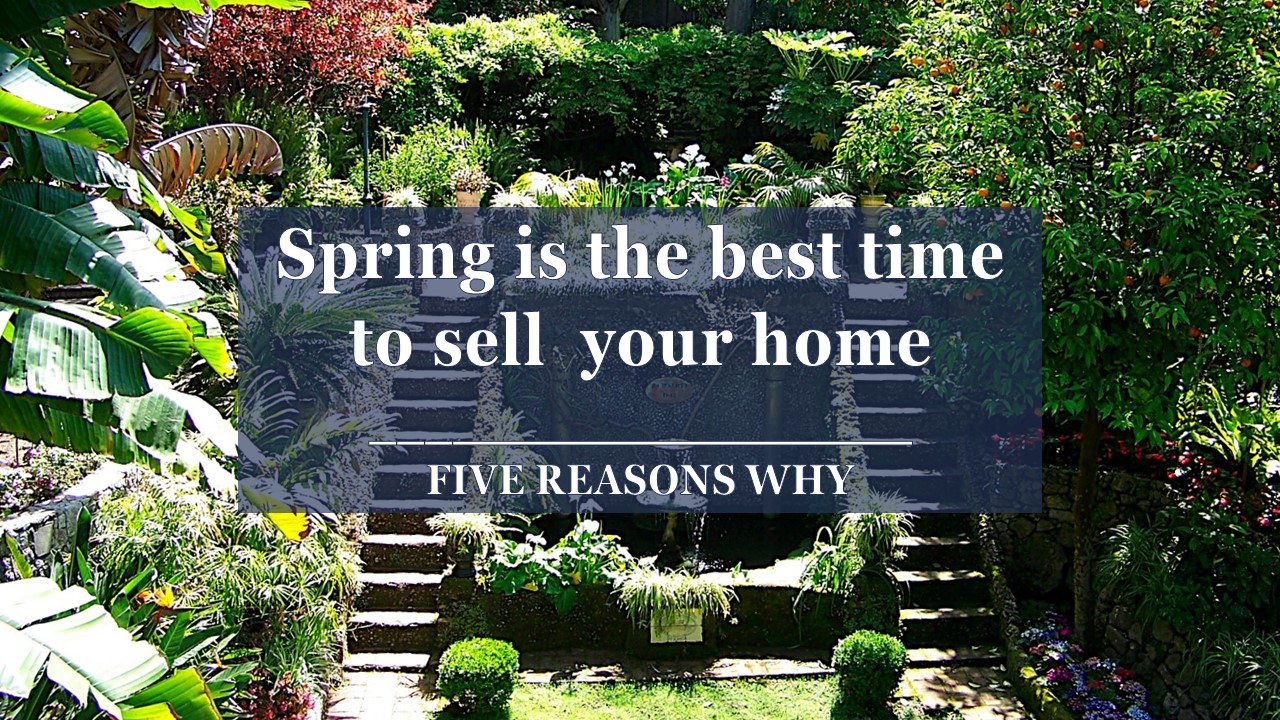 Spring is the best time to sell your home - Five reasons why Image